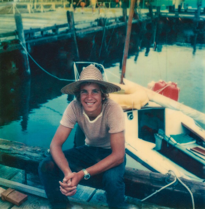 As a boy sailor I was given a long lead to chase my dreams. Here I pose with with 18-foot Icarus during a teenage sailing adventure from Ft. Lauderdale, FL to Newport, RI